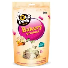 Ласощі Lolopets бісквітне печиво для собак фігурні крокети mix 350 г (LO-80802): Виробник Lolopets