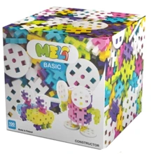 Конструктор MELI BASIC фигурный 100 эл. розовый (2,5х2,5см): Производитель MELI