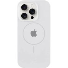 Чехол для iPhone Mobile Case Silicone Full Protective with MagSafe White for iPhone 16 Pro Max: Цвет белый
