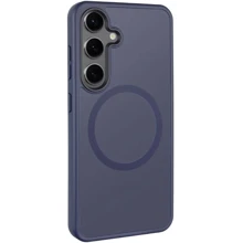 Чехол для телефонов Mobile Case TPU+PC Metal Buttons with MagSafe Colorful Navy Blue for Samsung S931 Galaxy S25: Совместимость Samsung S931 Galaxy S25