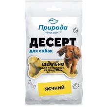 Лакомство для собак Природа Десерт-печенье Яичный 100 г (4823082403479: Производитель Природа