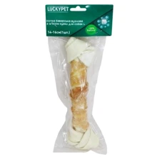 Лакомства Lucky Pet Кость Баварская узловая №4 L с мясом курицы 17-19 см 1 шт (551665): Производитель Lucky Pet