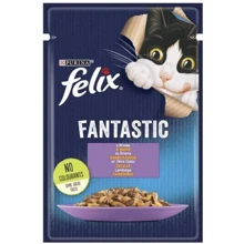 Влажный корм для котов Felix Fantastic с ягнёнком в желе 100 г (7613035072602): Тип Влажный корм