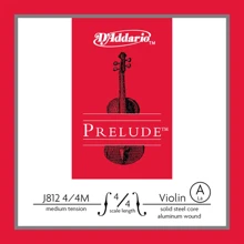 Струна D`ADDARIO J812 4/4M Prelude A 4/4M: Назначение Для скрипки