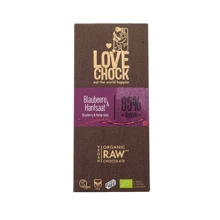 Шоколад Lovechock сирий органічний Чорниця - Конопляне насіння 70 г (8718421154241): Вага, г 70
