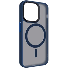 Чехол для iPhone ArmorStandart Uniq Case Magsafe Dark Blue for iPhone 13 Pro (ARM75305): Цвет синий