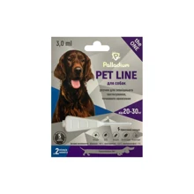 Капли на холку от блох, клещей и гельминтов Palladium Pet Line the One для собак 20-30 кг 3 мл (4820150205263): Тип Капли