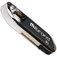 USB-флешка Mibrand 8GB Aligator Grey USB 2.0 (MI2.0 / AL8U7G): Стандарт USB USB 2.0