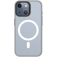 Чохол для iPhone Blueo Skin Friendly Frosted with MagSafe Grey для iPhone 15: Колір сірий