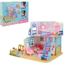Ігровий набір SJA Toys будиночок-конструктор з меблями та аксесуарами, деталей 36шт/2 (0588-20): undefined undefined
