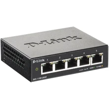 Сетевой коммутатор Smart D-Link DGS-1100-05V2: Порты только Gigabit Ethernet (10/100/1000)