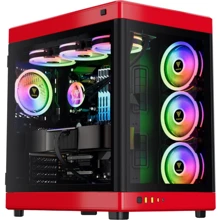 Корпус GAMDIAS NESO P1 Black/Red (4712960138193): Форм-фактор материнской платы ATX / E-ATX / Micro-ATX / Mini-ITX