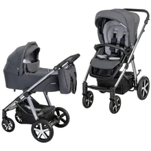 Универсальная коляска 2 в 1 Baby Design Husky NR 117 GRAPHITE: Тип коляски универсальная коляска (2-в-1)