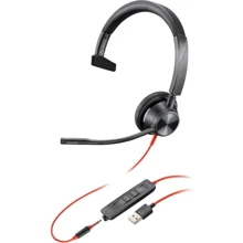 Наушники Poly BlackWire C3315-M USB HS Mono (76J13AA): Тип конструкции накладные