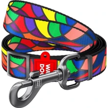 Поводок для собак WAUDOG Nylon рисунок Витраж 2x152-183 см разноцветный (5328): Тип Поводок
