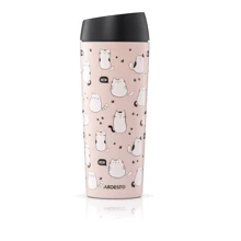 Термокухоль Ardesto Coffee Time Cats 450 мл, коричневий (AR2645FC): Тип Термокружка