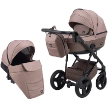 Коляска 2 в 1 Bair Play Plus Soft BPS-857 бежевый - капучино (кожа): Тип коляски Универсальная коляска (2-в-1)