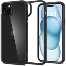 Чохол для iPhone Spigen Ultra Hybrid Matte Black (ACS06799) для iPhone 15: Колір черный