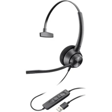 Навушники Poly EncorePro 310 Black (767G1AA): Тип конструкції накладные
