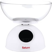 Весы кухонные Saturn ST-KS7837: Тип конструкции с чaшей (съёмнaя)