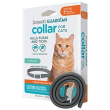 Ошейник Sergeant’s Guardian Flea&Tick Cat Collar от блох и клещей для кошек от 2.3 кг Серый (58430): Тип Ошейники