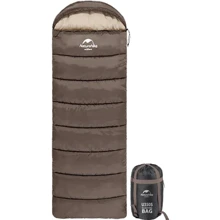 Спальный мешок Naturehike U150 NH20MSD07 11°C левый коричневый: Тип кокон