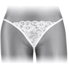Трусики-стринги с жемчужной ниткой Fashion Secret VENUSINA White: Для кого Для женщин