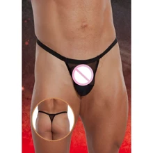 Чоловічі труси SoftLine - Thong 4477, S-L (black): Для кого Для чоловіків