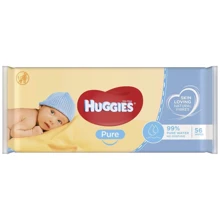 Салфетки влажные Huggies Pure 56 шт.: Производитель Huggies