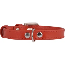 Ошейник Collar Glamour без украшений 12 мм 21-29 см красный (4820152560704): Производитель Collar