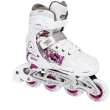 Роликовые коньки Tempish Twin белый/40-43 раздвижные (10000000605/wh./40-43): Тип раздвижные