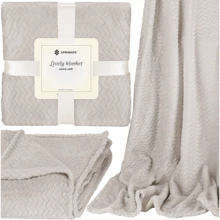 Плед Springos Extra Soft 200x220 см бежевый (HA7155): Производитель Springos