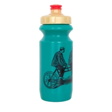 Фляга Green Cycle DUDES on bike 0.6л з великим соском, red nipple / golden cap / green bottle (BOT-27-72): Тип фляги