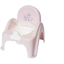Горшок - стульчик Tega Baby музыкальный Зайчики розовый PO-065-104: Цвет розовый