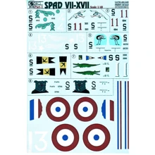 Декаль Print Scale для модели истребителя Spad VII-XVII Part 1 (PRS48-046): Производитель Print Scale