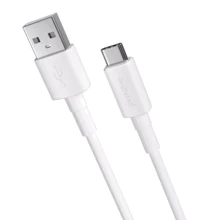 Кабель Proove USB Cable to USB-C Small Silicone 3A 1m White: Тип USB Cable - USB-C
