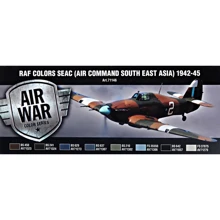 Набір фарб Vallejo "Model Air" RAF Colors SEAC (Air Command South East Asia), 1942-1945 р., 8 шт: Виробник Vallejo