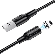 Кабель Borofone USB Cable to Lightning Amiable 1m Black (BX41): Тип USB-C - Lightning