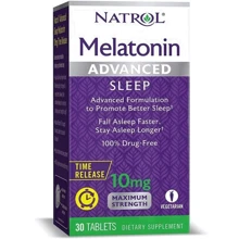 Natrol Melatonin Advanced Sleep 10 mg Мелатонин 30 таблеток: Форма выпуска Таблетки