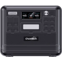 Зарядная станция Choetech 2400W 2048Wh Black (BS008) UA: Емкость аккумулятора, Вт/ч 2048