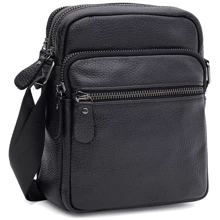 Мужская сумка через плечо Keizer черная (K12004bl-black): Пол Мужской