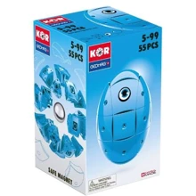 Geomag KOR Pantone Blue | Магнитный конструктор Геомаг Кор голубой: Количество деталей, шт. 55