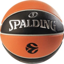 Мяч для игры Spalding Euroleague TF-1000 Legacy баскетбольный размер 7 черно-оранжевый (TF-1000-EL_7): Вид Баскетбольные