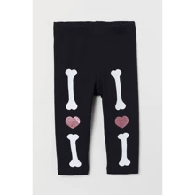 Легінси H & M 6620688 80 см чорні: Стать дівчинка