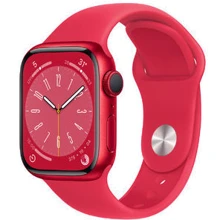 Apple Watch Series 8 41mm GPS (PRODUCT) RED Aluminum Case with (PRODUCT) RED Sport Band (MNP73) UA Approved Витринный образец: Производитель Apple