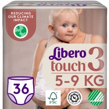 Підгузки Libero Touch Pants Розмір 3 (5-9 кг) 36 шт (7322541739472): Тип Подгузники-трусики