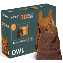 Картонный конструктор Cartonic 3D Puzzle OWL: Вид флора и фауна