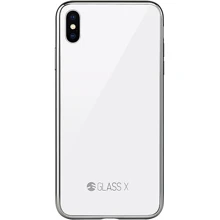 Чехол для iPhone SwitchEasy Glass X White (GS-103-44-166-12) for iPhone X/iPhone Xs: Цвет белый