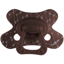 Пустышка силиконовая Difrax Natural 6+ мес. Chocolate_grid (127 Chocolate_grid): Возраст старше 6 месяцев