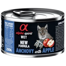 Влажный корм Alpha Spirit для кошек Anchovy with Red Apple с анчоусами и яблоками 200 г (as969183): Тип Влажный корм